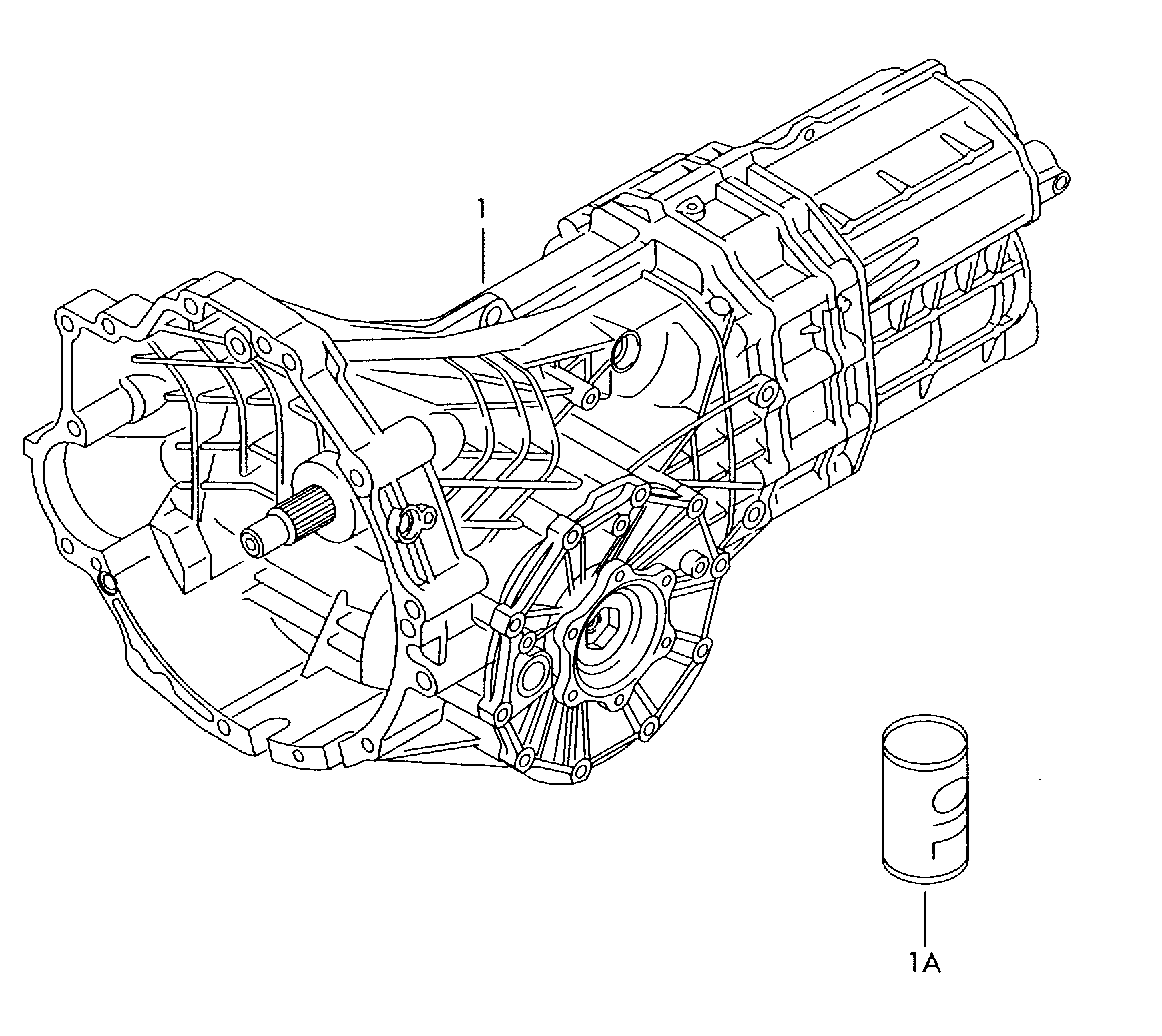 6档手动变速箱 - Audi A6/Avant(A6)  