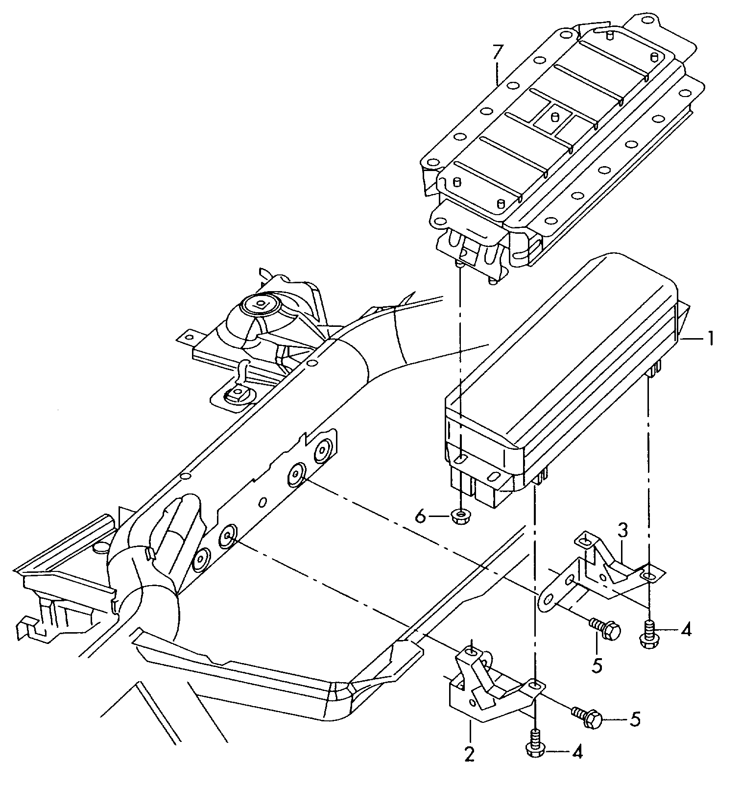Airbag-Einheit; (Beifahrerseite) - Audi A6/S6/Avant quattro(A6Q)  