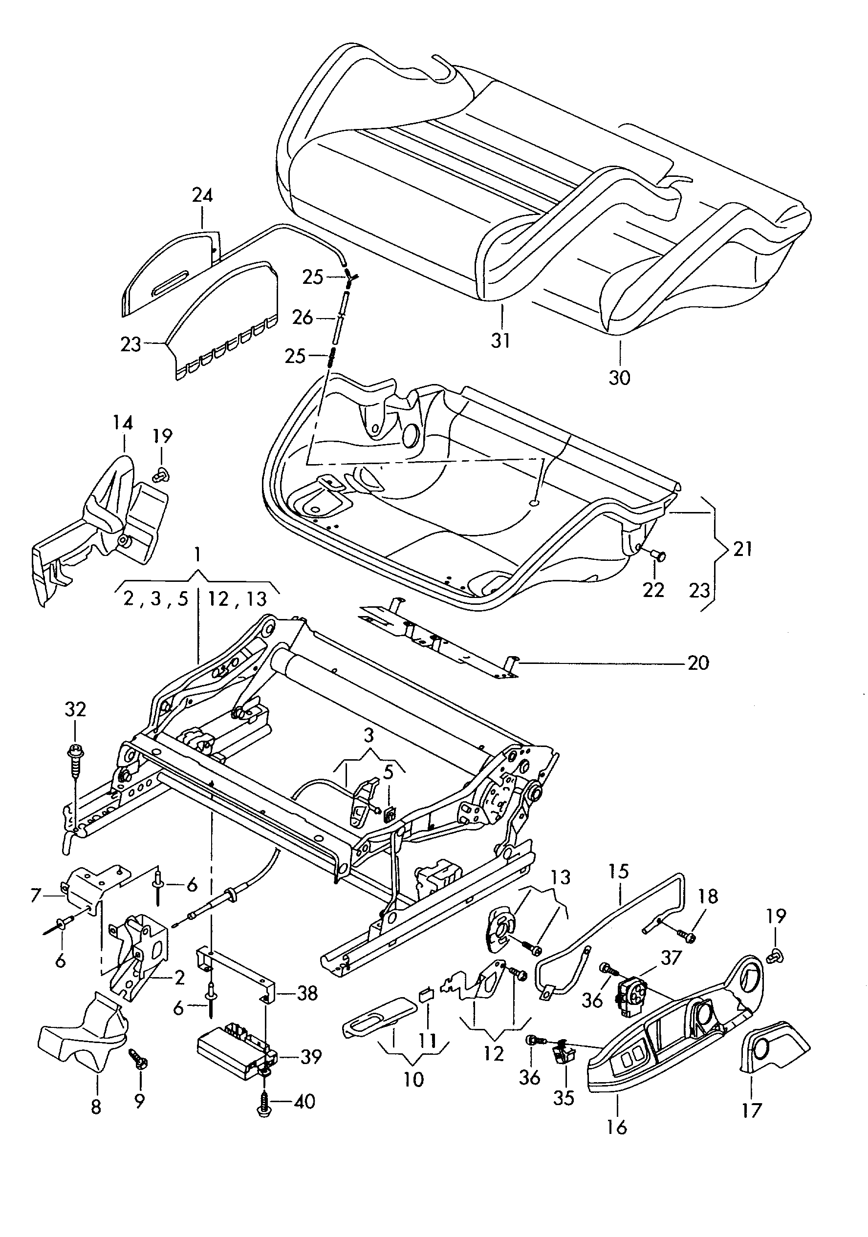 bucket seat - Audi R8(R8)  