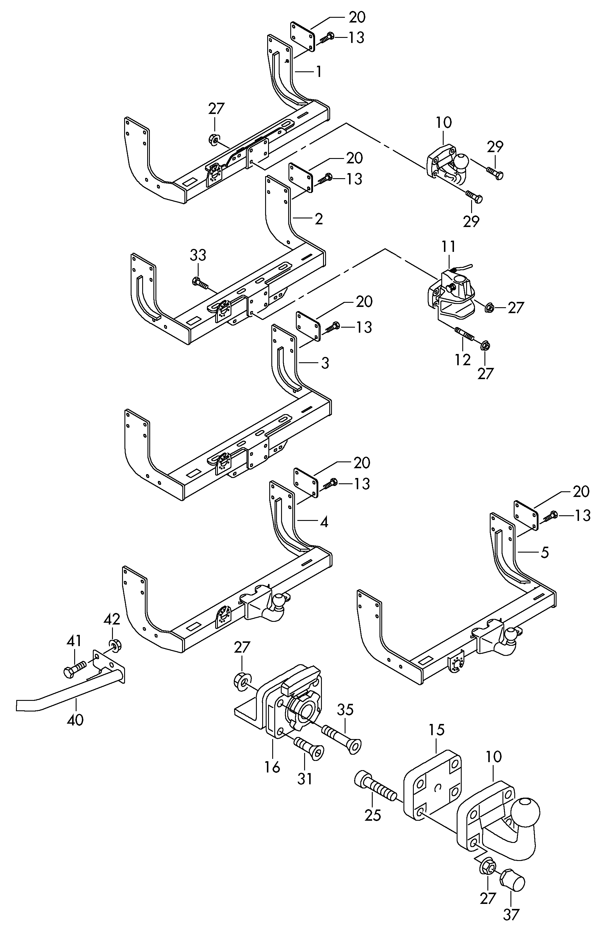 Anhaengerkupplung (Kugelkopf) - Crafter(CR)  