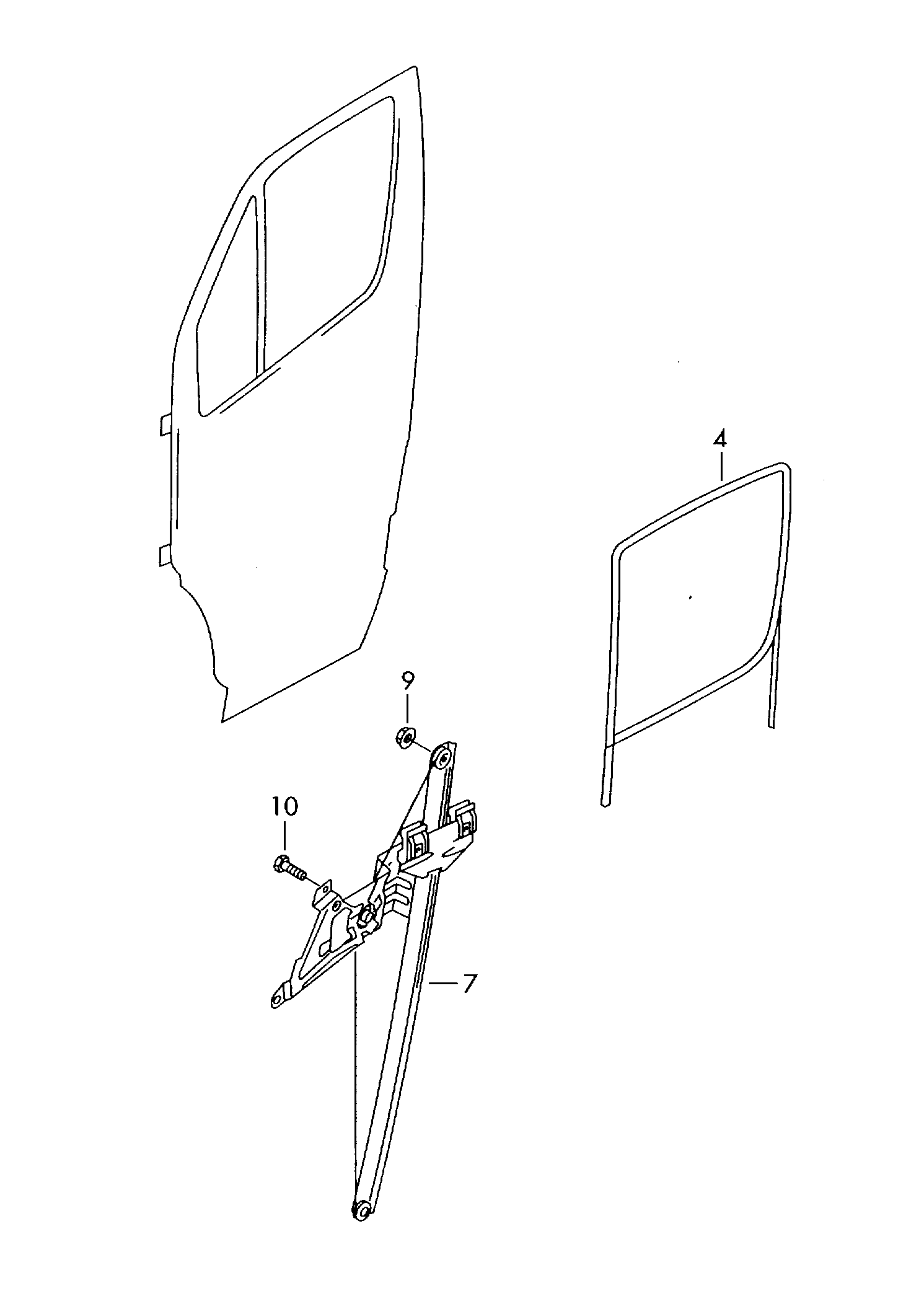 Fensterheber mit Motor - Crafter(CR)  