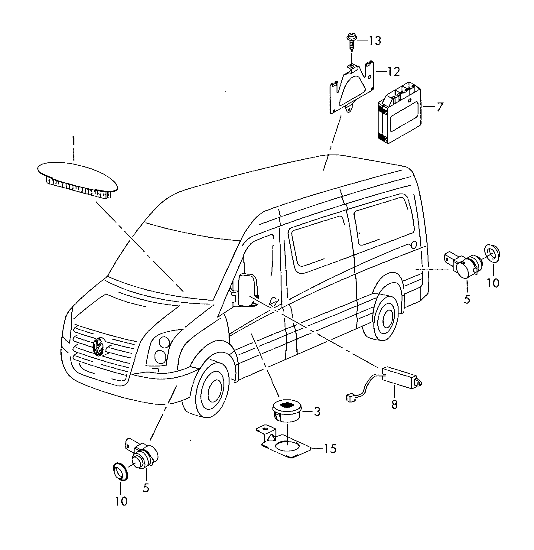 Einparkhilfe - Crafter(CR)  
