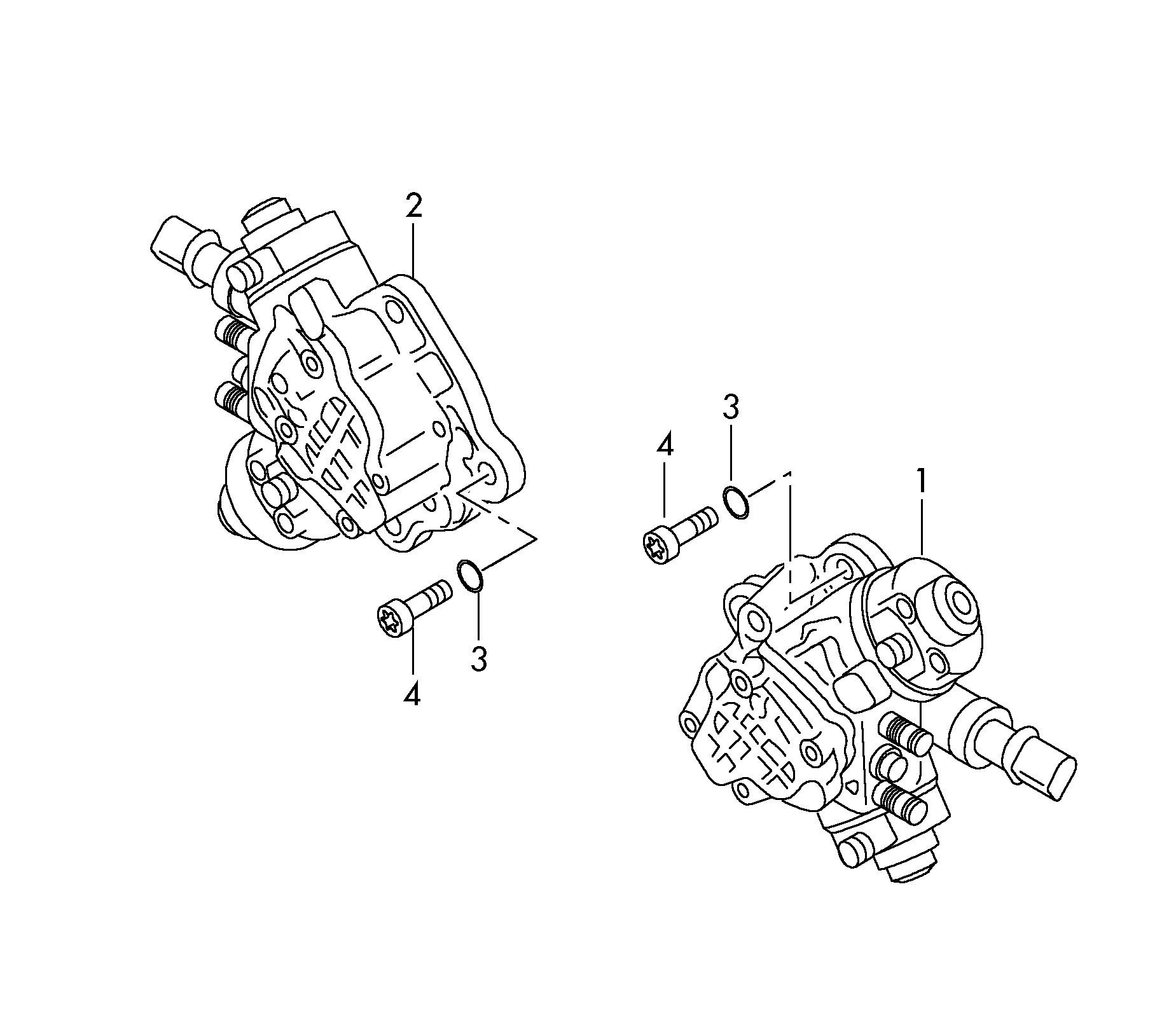 pompaad alta pressione - Audi Q7(AQ7)  