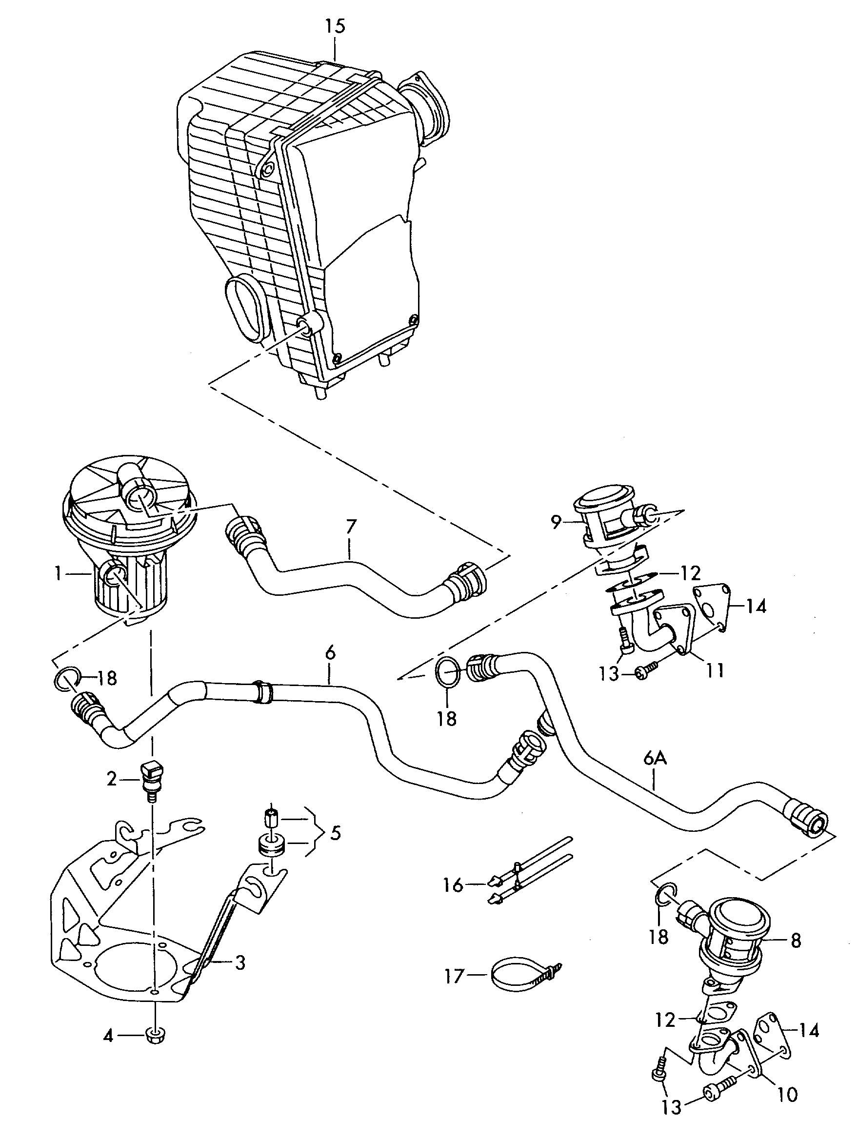 pompa aria secondaria - Audi Q7(AQ7)  