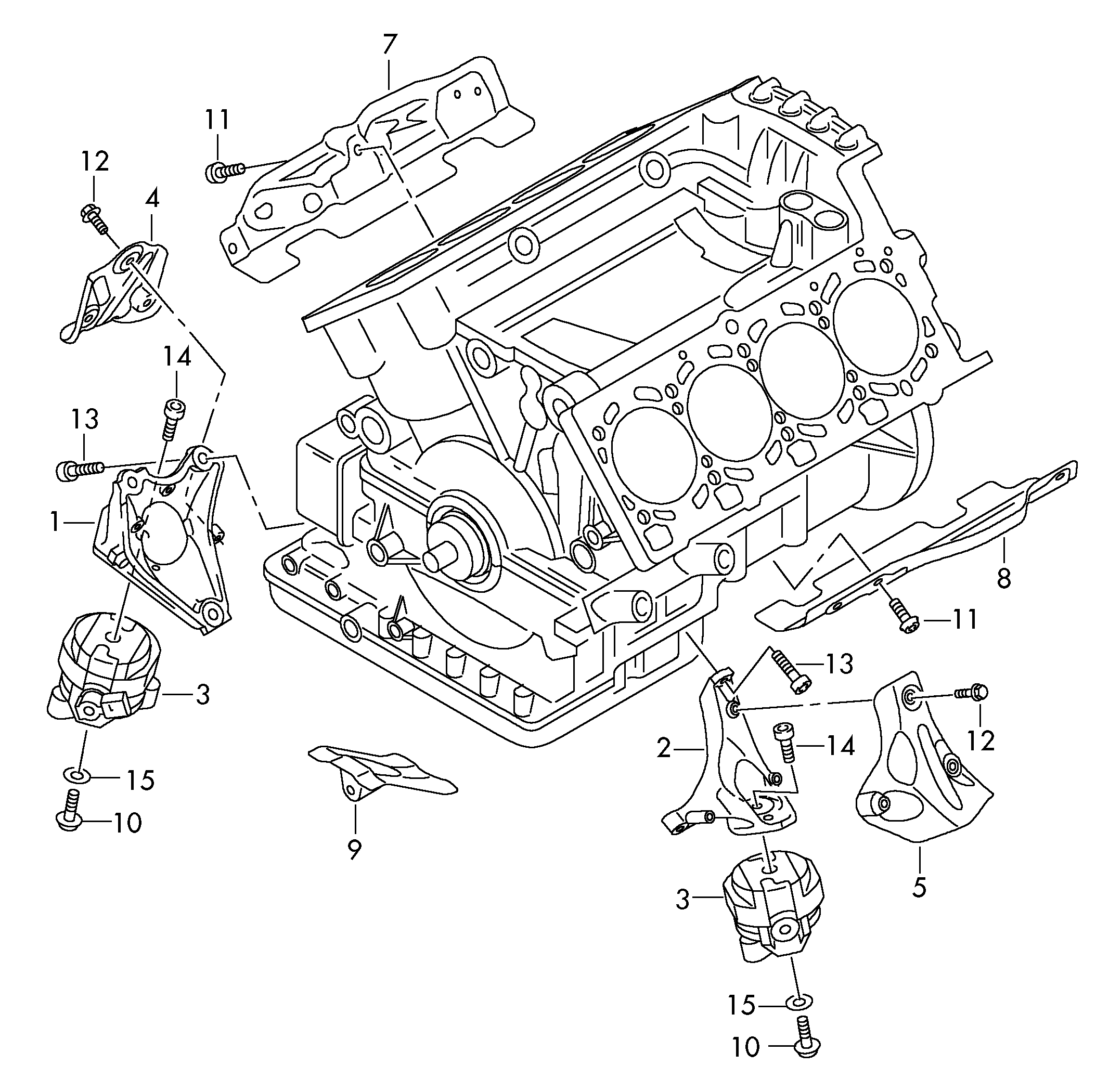 dily montazni pro motor - Audi R8(R8)  
