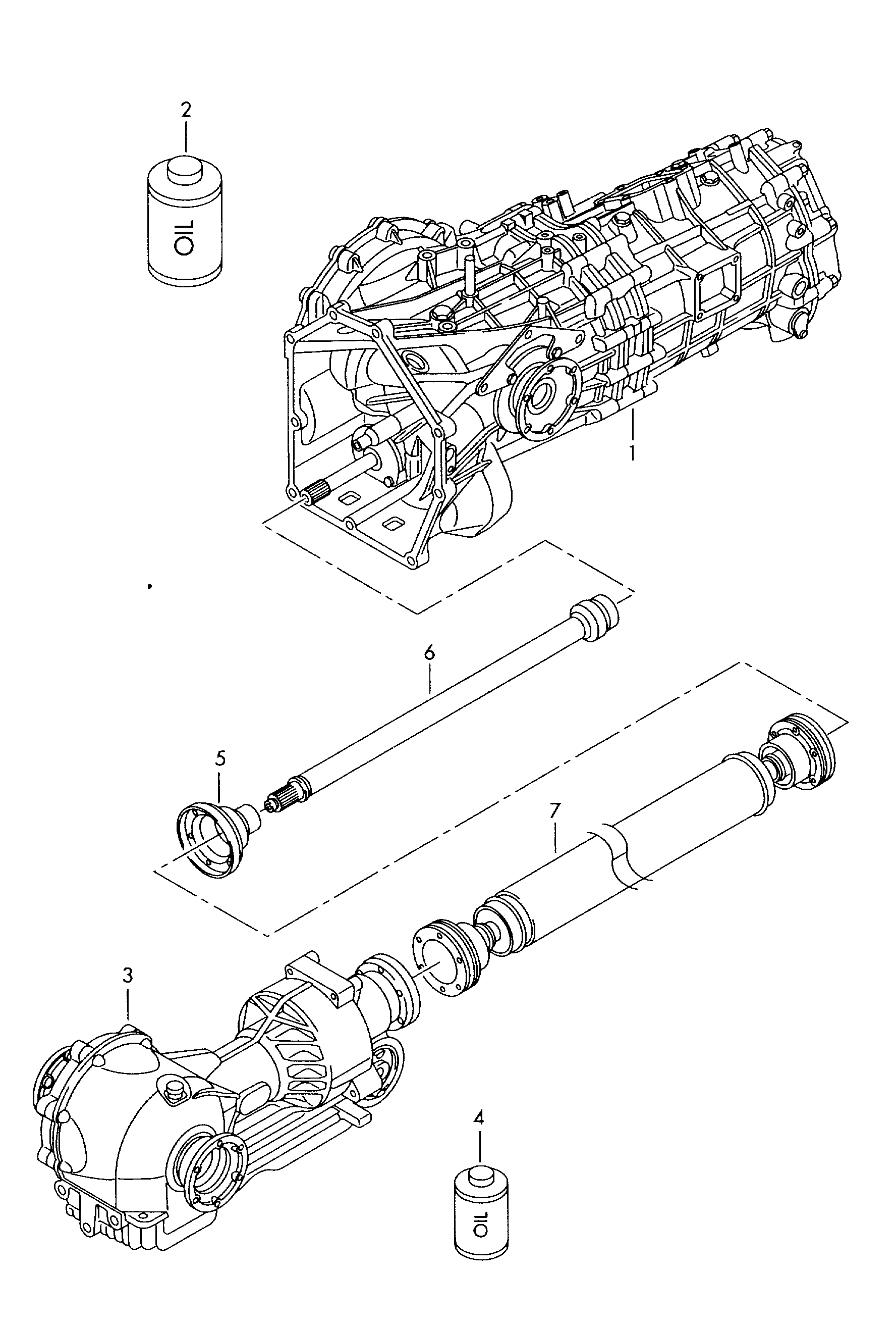 6-Gang-Schaltgetriebe; fuer Allradantrieb - Audi R8(R8)  