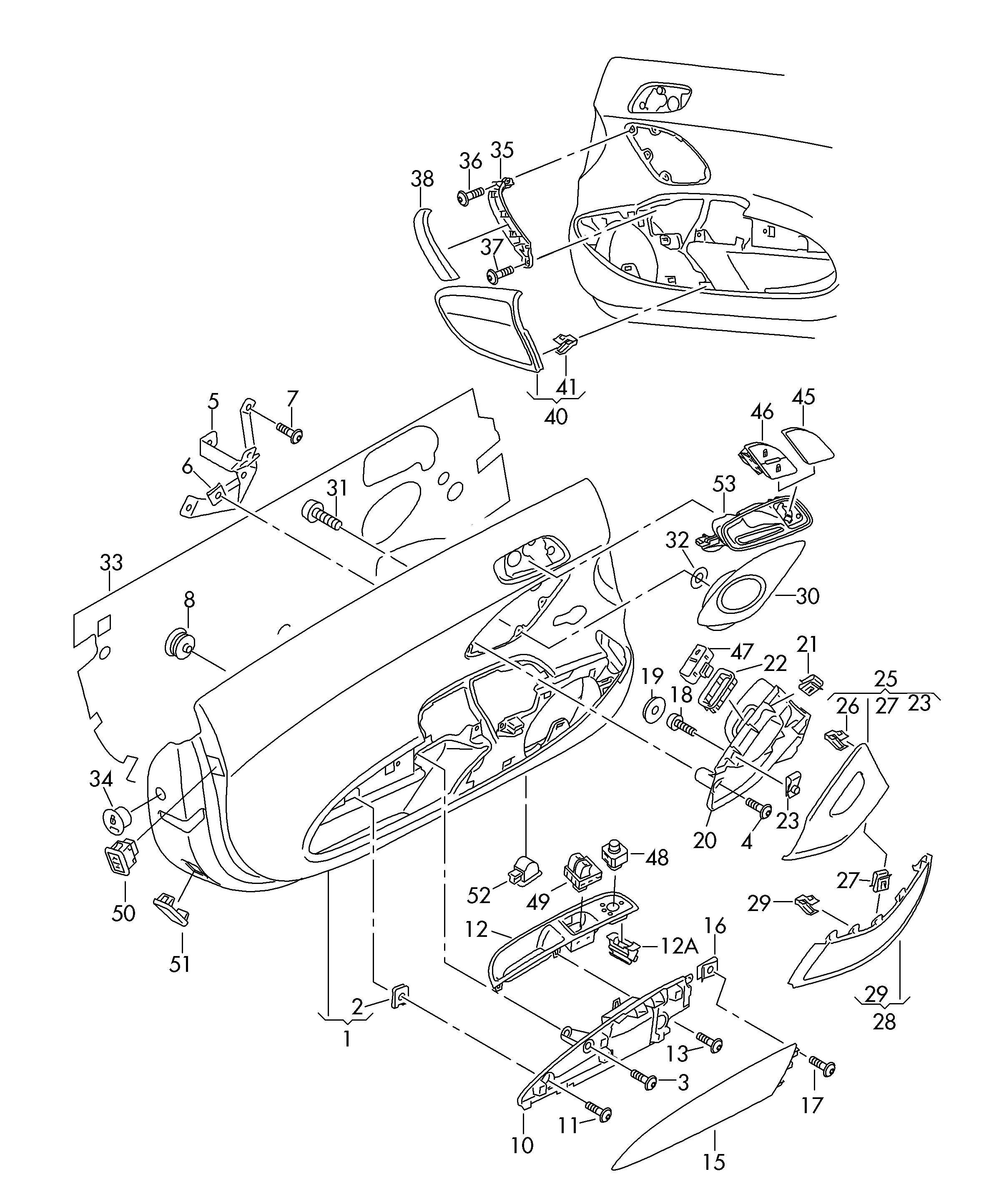 individual parts; door trim panels - Audi R8(R8)  