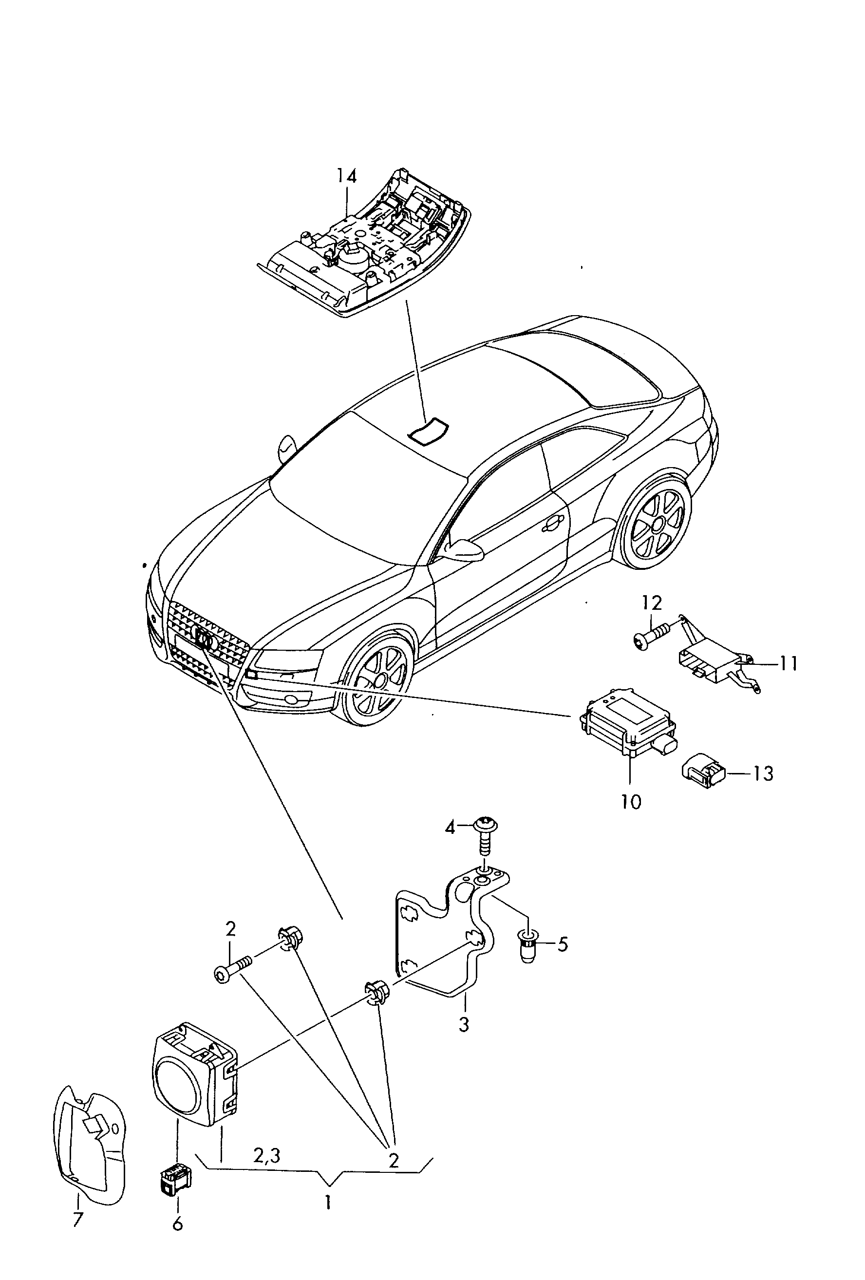 centralina per
apriporta garage - Audi Q5(AQ5)  