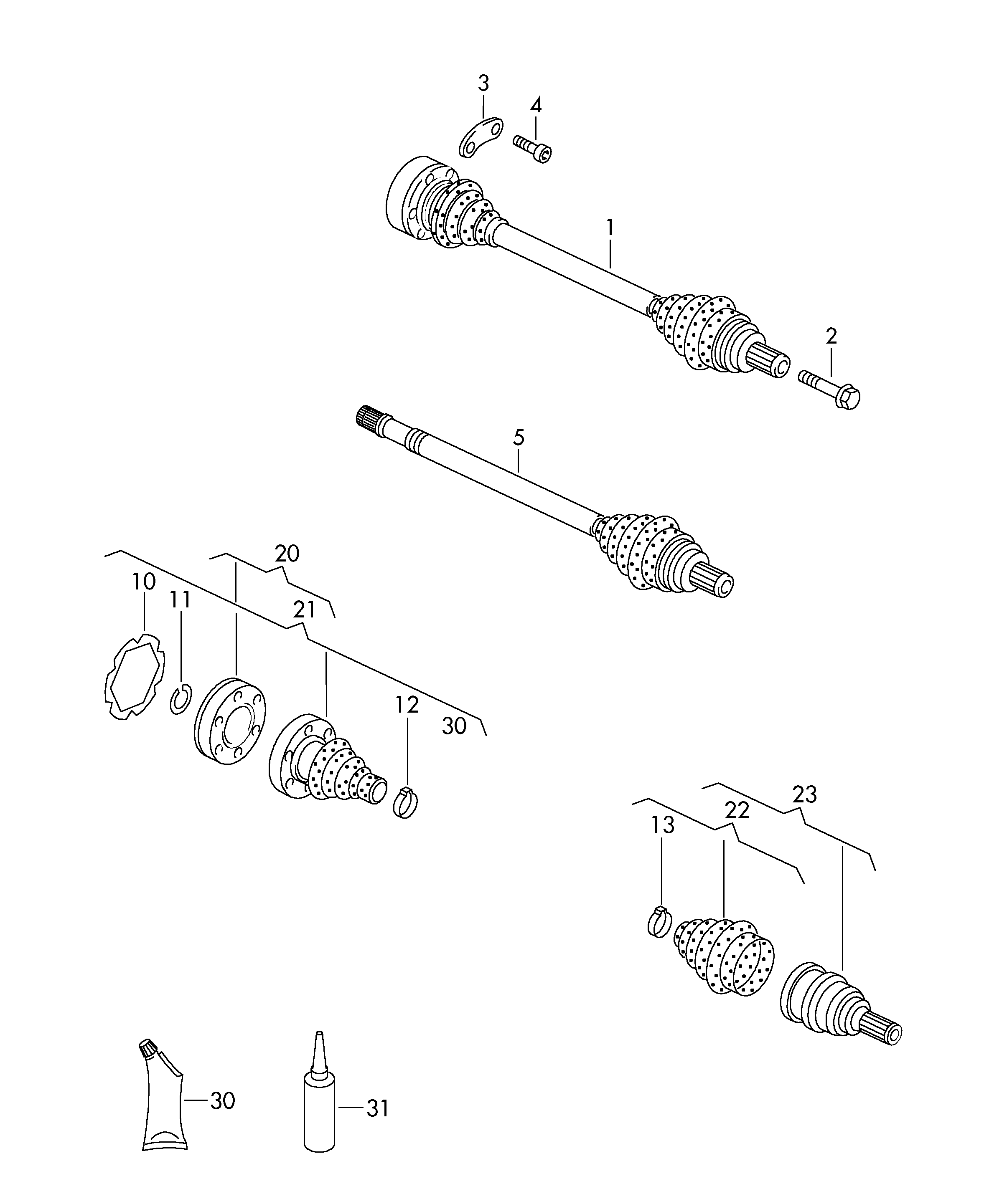 Gelenkwelle - Transporter syncro(TRSY)  