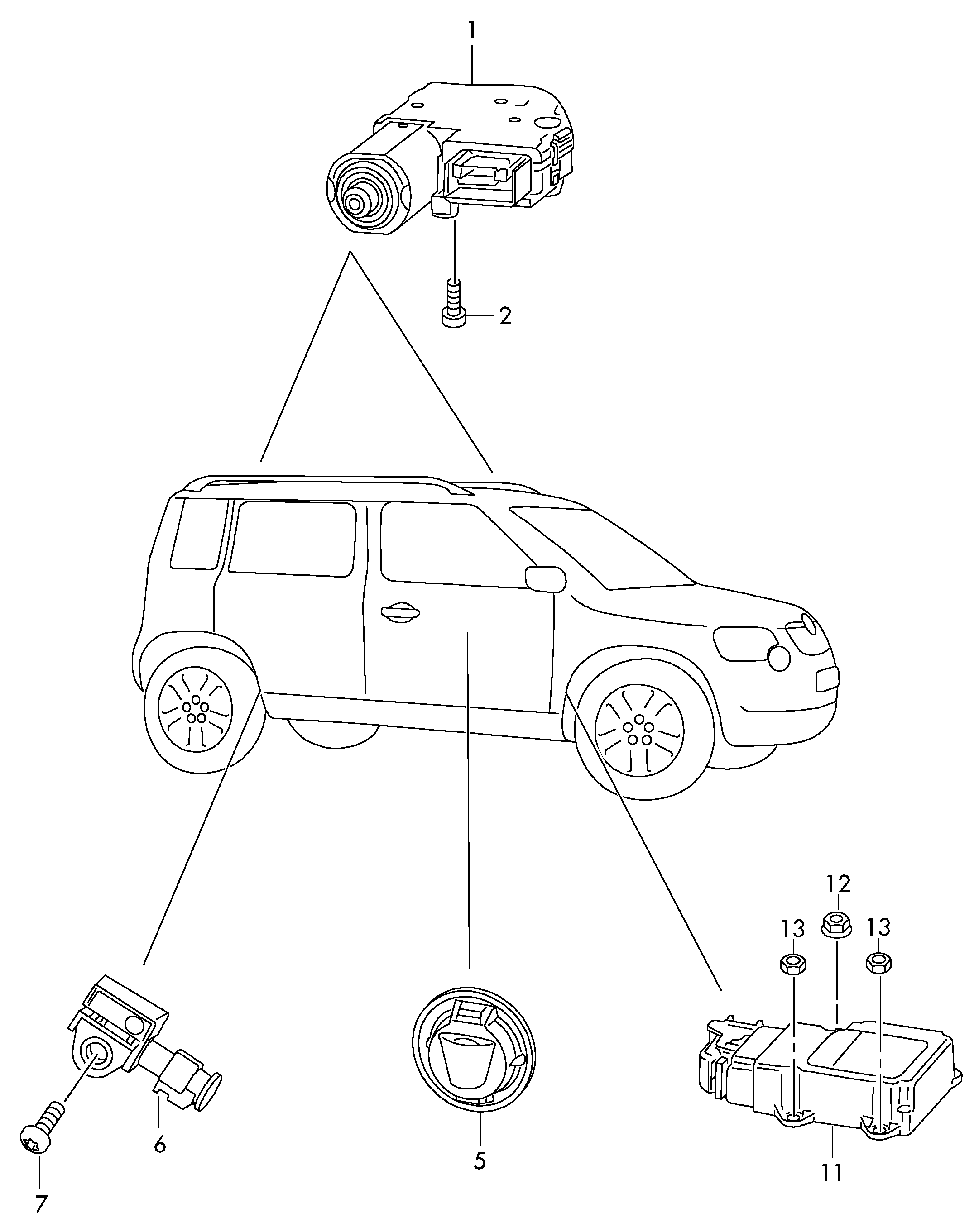 sterownik airbag - Yeti(YET)  