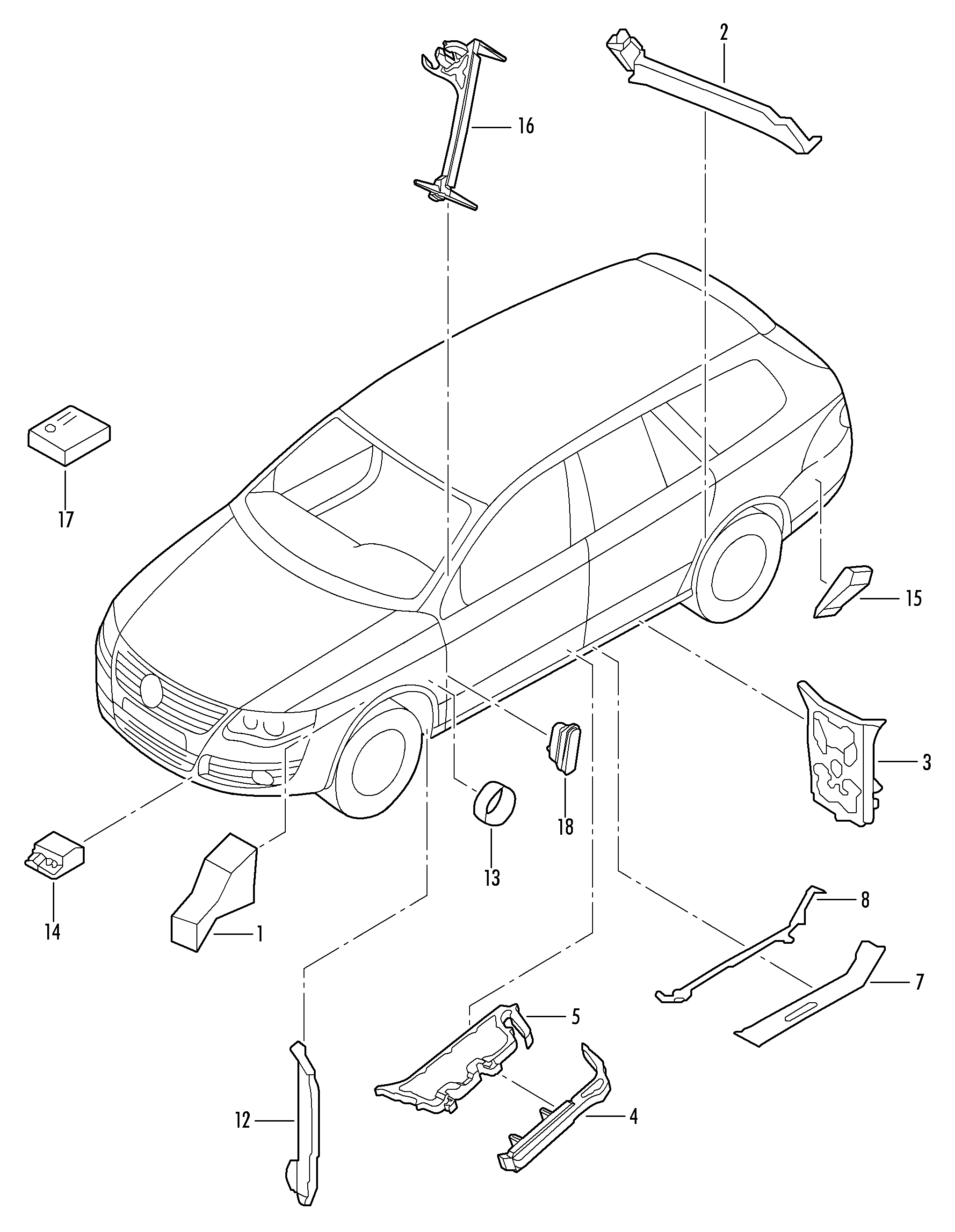 noise insulation plate - Golf/Variant/4Motion(GOLF)  