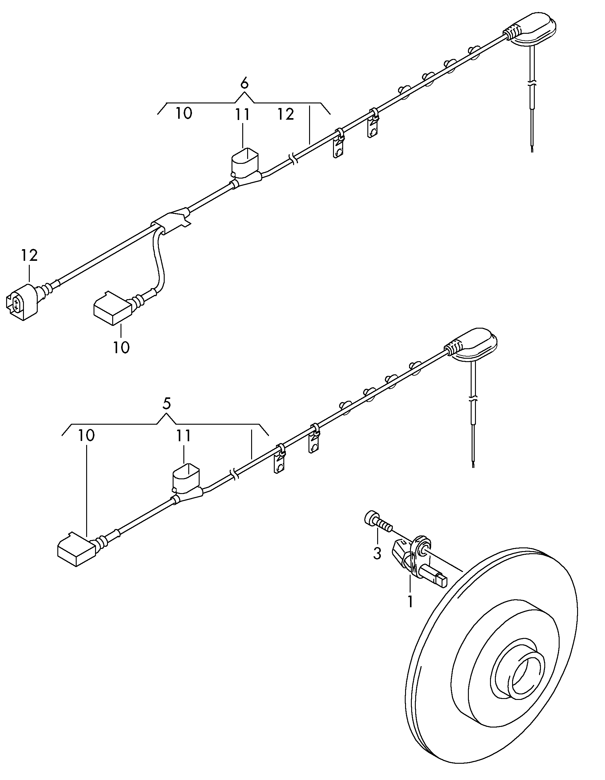 pieces detail; cablage p. capteur de
vitesse - Alhambra(AL)  