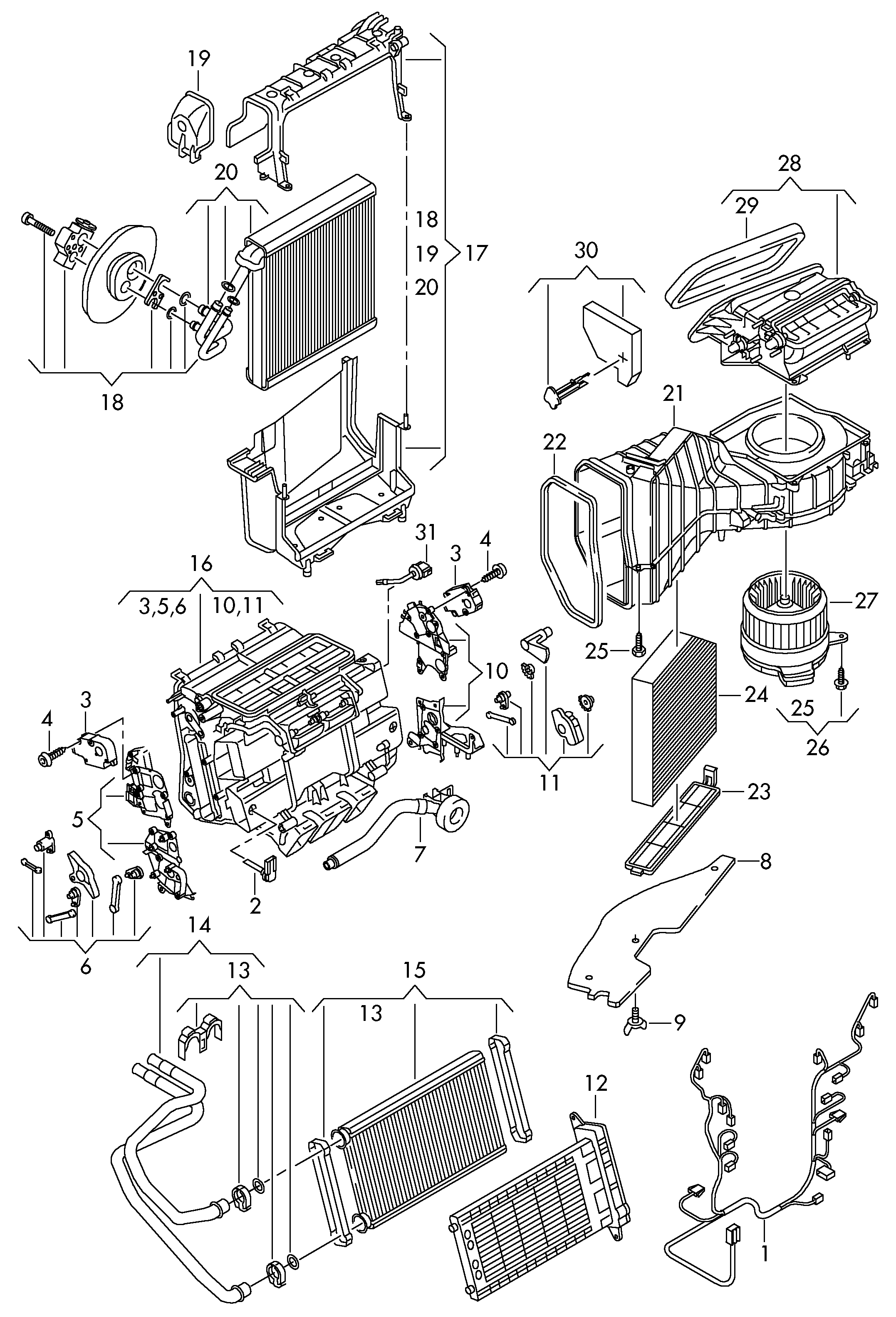 climatiseur avec regulation
electronique - Audi A6/Avant(A6)  