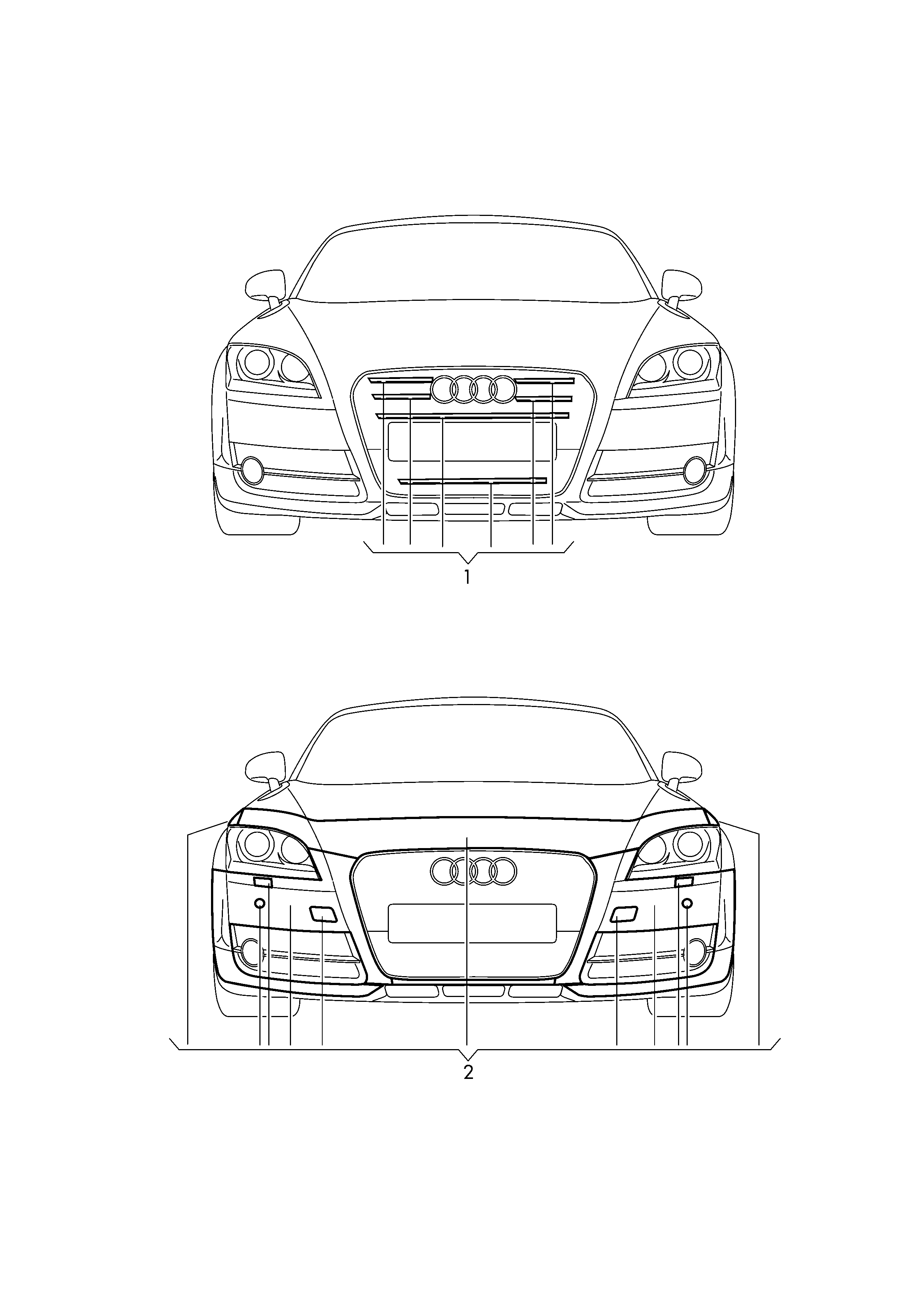 accesorios originales; lamina protectora de impact... - Audi A5/S5 Cabriolet(A5CA)  