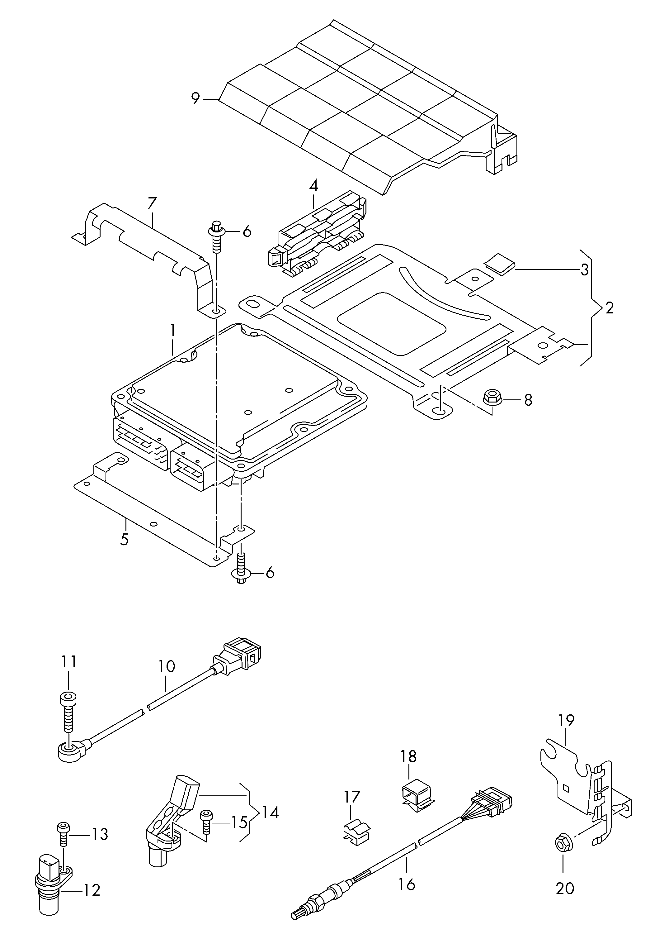 lambda probe - Audi Q3(AQ3)  