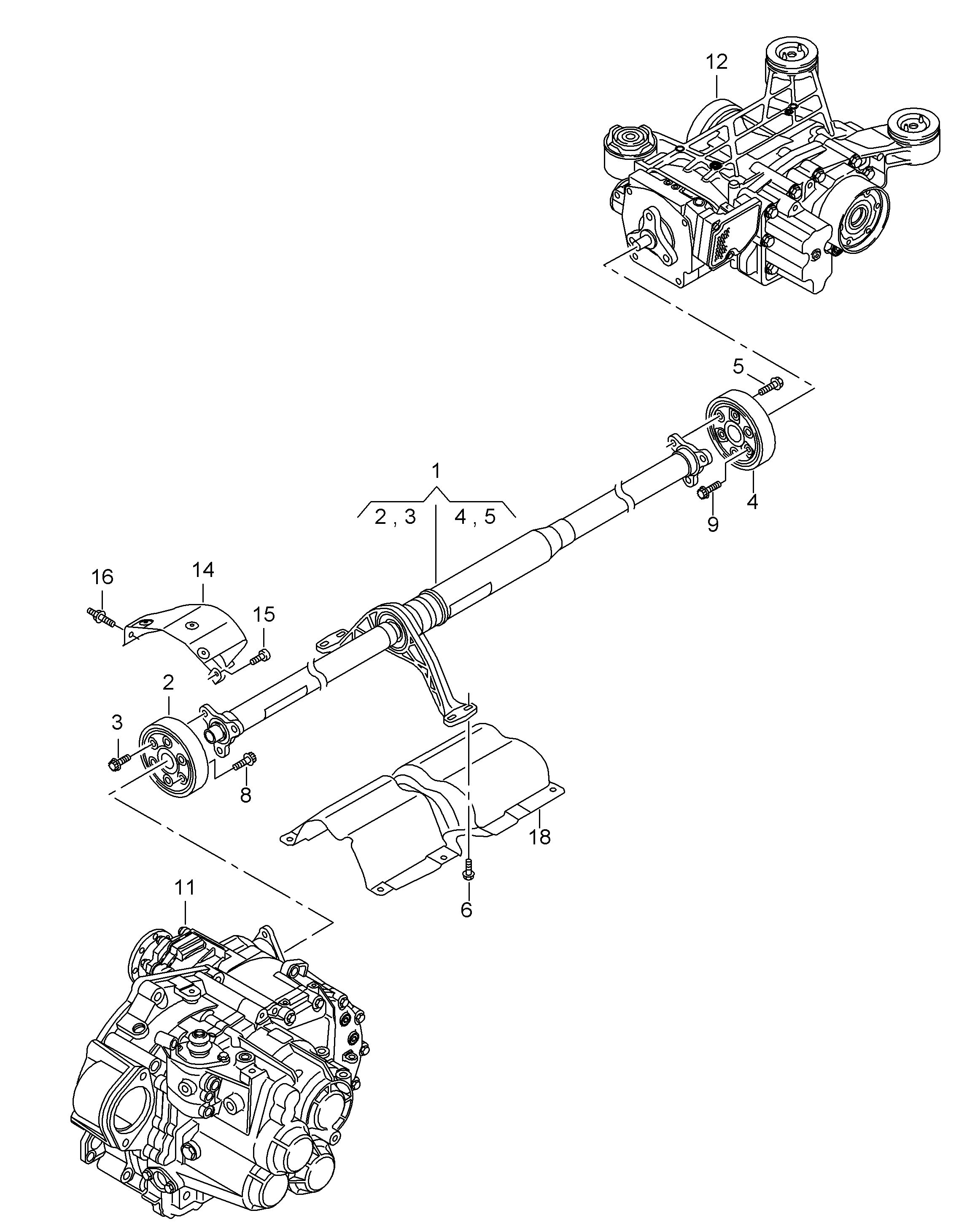 cardan shaft - Golf/Variant/4Motion(GOLF)  
