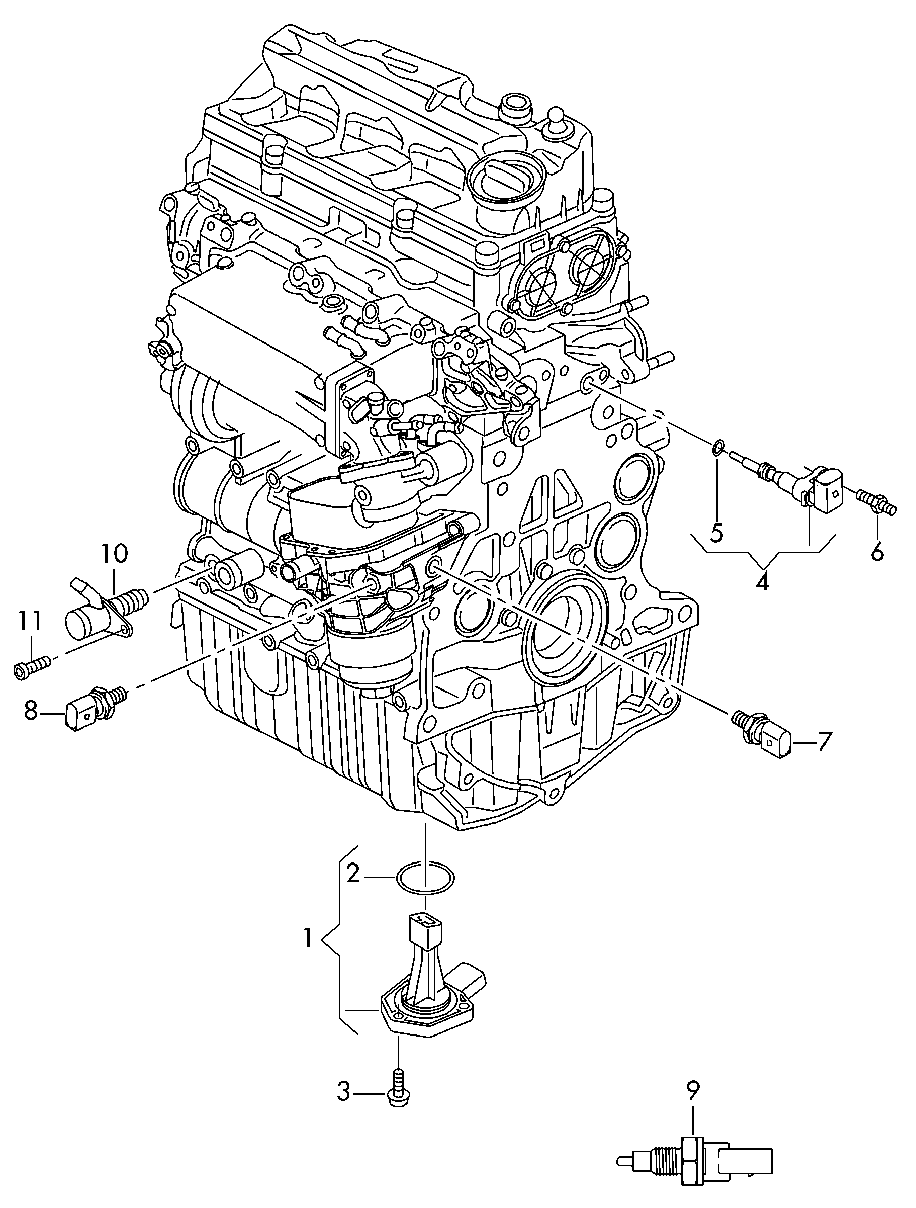 switches and senders on engine
and gearbox - Leon/Leon 4(LE)  