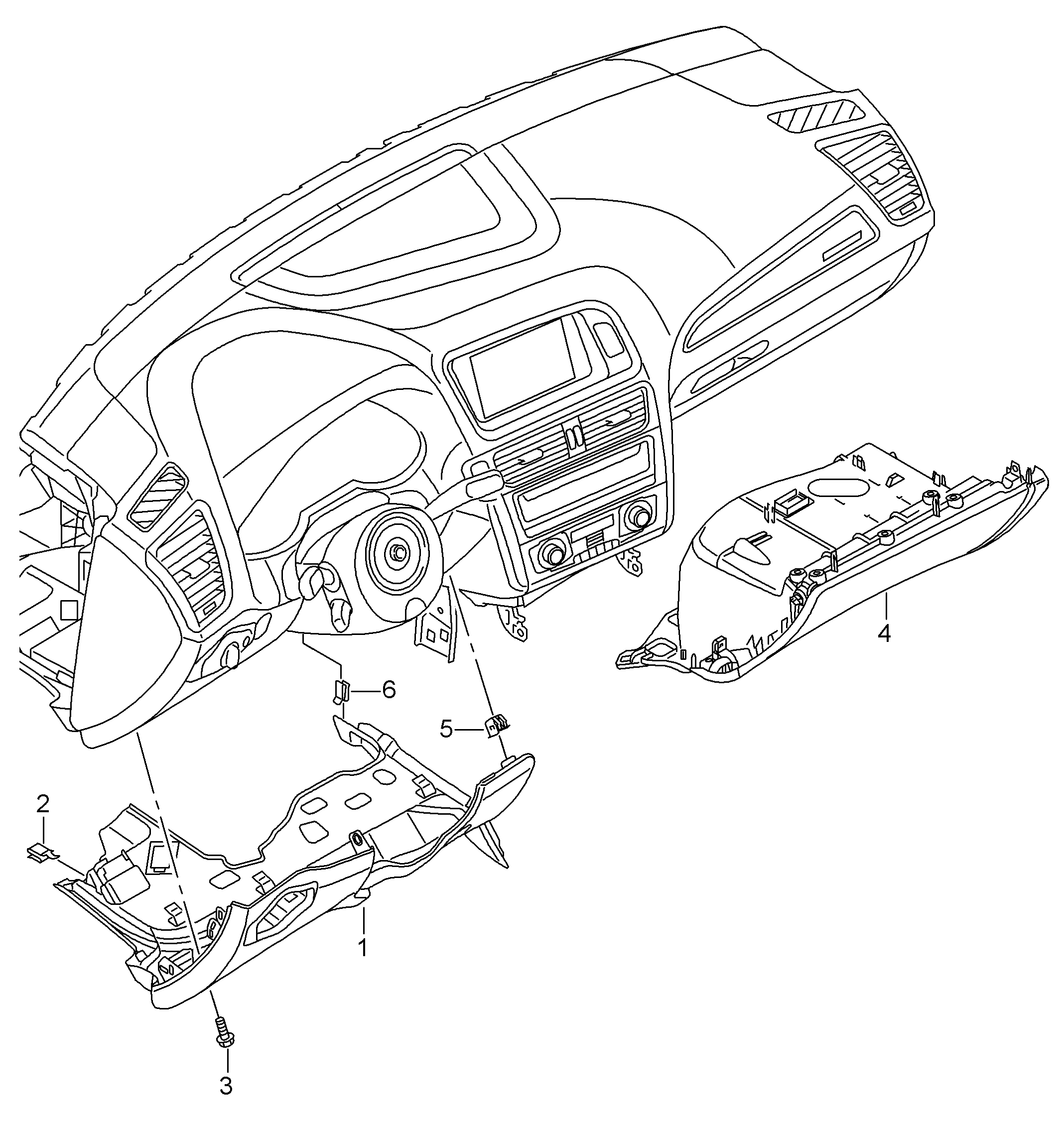 stowage compartment - Audi Q5(AQ5)  