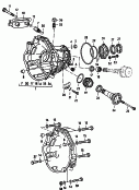 final drive, complete<br/>axle drive housing<br/>for 3-speed automatic gearbox