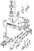 steering gear<br/>oil container and connection
parts, hoses