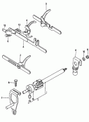 shift rod<br/>selector shaft<br/>selector fork<br/>for 5 speed manual transmiss.<br/>G      24 06 2>>