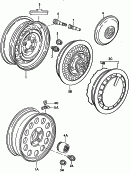钢制轮辋<br/>铝合金轮辋<br/>车轮装饰罩