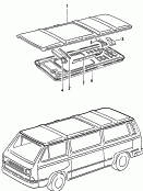 roof<br/>for vehicles with manual
sliding roof actuation