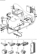 wiring set for control unit<br/>for models with an
air-cooled engine
