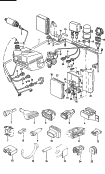 wiring set for control unit<br/>for vehicles with coolant-
cooled engine