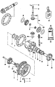 differential<br/>pinion gear set<br/>for 5 speed manual transmiss.
