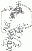 filtro de combustible<br/>p.precalentamiento combustible<br/>separador agua<br/>M  DV  016 000>><br><br/>M  1G  000 001>>