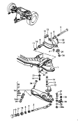front axle beam<br/>wishbone<br/>radius rod<br/>for front axle with
coil springs