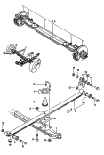 front axle beam<br/>leaf spring<br/>for front axle with
leaf spring