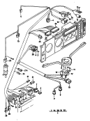 wiring set for dash panel<br/>wiring harness for
connection of a radio<br/>wiring set for socket for
trailer operation<br/><br><br> see accessory catalogue  <br><br><br/>F             >> 28-L-030 000