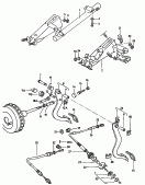 brake, clutch pedal cluster,
clutch cable