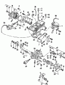 carburettor housing lower part<br/>for carburetor: