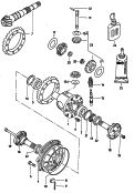 Ausgleichsgetriebe<br/>Triebsatz<br/>fuer 5-Gang Schaltgetriebe