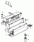Kombiinstrument mit LCD-Anzei-
ge und Bordcomputer<br/>Rahmen fuer Instrumentenge-
haeuse<br/>Wegstreckensensor