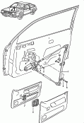 车窗升降器，带电动
操纵装置<br/>仪表板支座