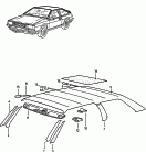 车顶和立柱用
护板<br/>车顶及车柱用减震垫
.