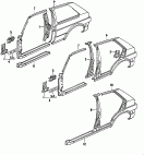 sectional parts for the
side section