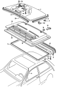 钢质伸缩车棚-安装零件