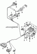juego cables p.tablero instru.<br/>pieza conexion<br/>centralita electrica<br/>rele<br/>F             >> 19-G-990 000