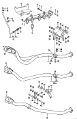 exhaust manifolds<br/>exhaust pipe