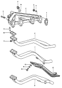exhaust manifolds<br/>exhaust pipe<br/>F 846 2000 001>>