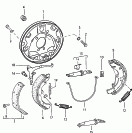 plateau de frein<br/>cylindre recepteur<br/>segment frein avec garniture<br/>F             >> 868 2600 000