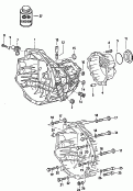 gear housing<br/>for 4-speed manual gearbox