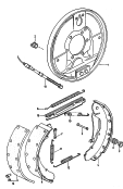 calliper carrier<br/>brake shoe with lining<br/>for heavy-duty brakes<br/>F 439 2000 001>>