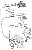 pedal acelerador<br/>cable acelerador<br/>p. cambio automatico