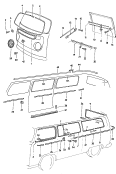 Декоративные накладки<br/>Cтеклозащитная труба<br/>Эмблема VW